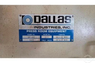 USED DALLAS DJJ 15,000 #42 & DPS-3-1/2 -7-42