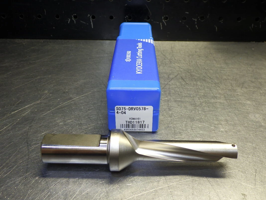 Kyocera 37/64" Coolant Thru 4xD Indexable Drill S075-DRV0578-4-04 (LOC3581)