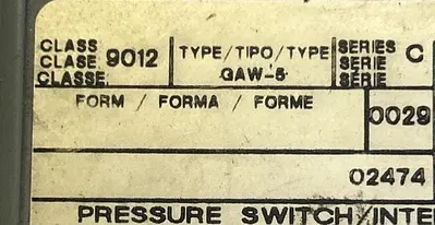 Used SQUARE D 9012GAW-5 Miscellaneous Equipment (Electrical & Power) | Surplus Asset Holdings #1196935