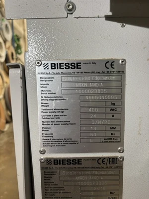 Used 2018 BIESSE AKRON 1440 A Banding Machinery & Lines Florida US | MachineryMax #1343491