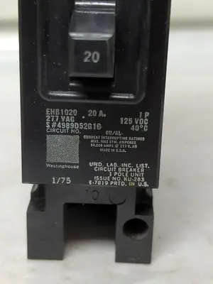 Used WESTINGHOUSE EHB1020 Miscellaneous Equipment (Electrical & Power) Ohio US | Surplus Asset Holdings #1245568