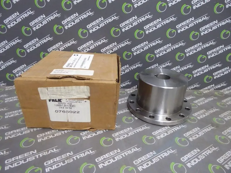 Falk 1070T31 HUB Grid Coupling Hub 0765022 1/4 X 1/8 KW 1.2500/1.2510 Bore New