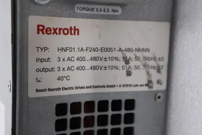 Rexroth HNF01.1A-F240-E0051-A-480-NNNN 480V IndraDrive Servo Drive STOCK 519-B
