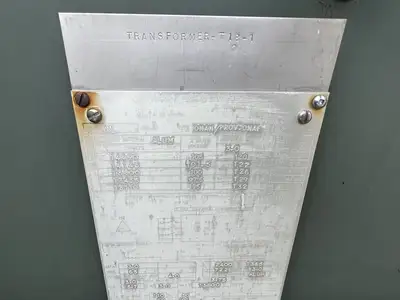 3000 kVA Oil-Filled ONAN/ONAF Transformer, HV. 13800, LV. 2400Y/1385