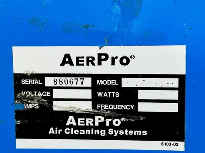 AerPro Air Cleaning Systems Portable Fume Extractor