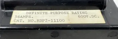 USED WARD LEONARD RDP2-11100 CONTACTOR 120V 50/60HZ 78091-1R