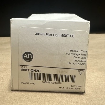 NEW Allen Bradley 800T-QH2C