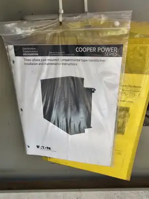 Eaton Cooper Power 1250KVA 3PH 13800-480Y/277V Oil Filled Pad Mt. Transformer