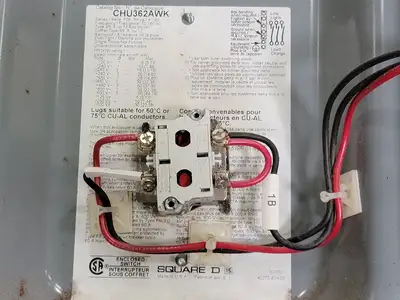 USED SQUARE D CHU362AWK/ CHU361AWK