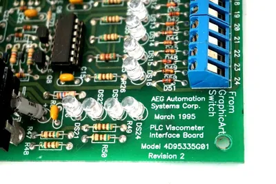USED AEG AUTOMATION SYSTEMS 4D95335G01 INTRFACE BOARD