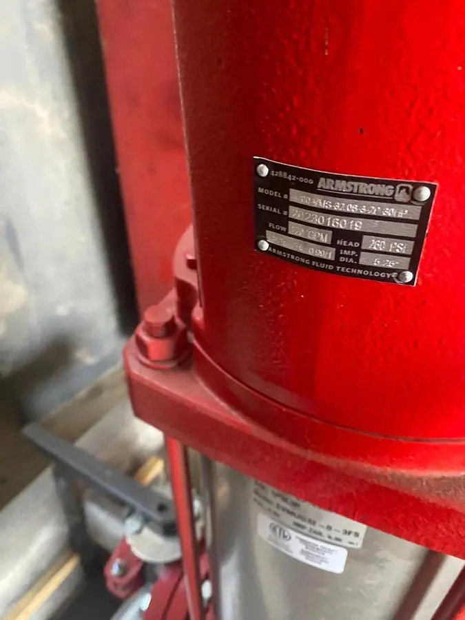 Armstrong Vertical Multistage Water Pump VMS 4700