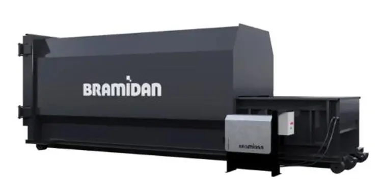New | in-Stock 2026 BRAMIDAN SCX34 SELF-CONTAINED COMPACTOR Trash Compactors Illinois US | Black River Trading #1272719