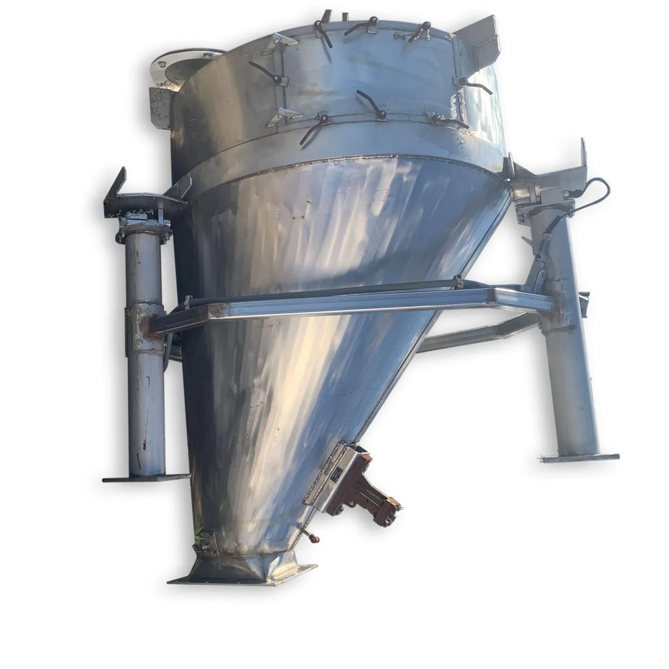 Used Stainless Steel Bulk Weigh / Scale Hopper - 35 cu/ft