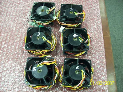 Unknown MFG & Part #, VDC & Amps Used Fans