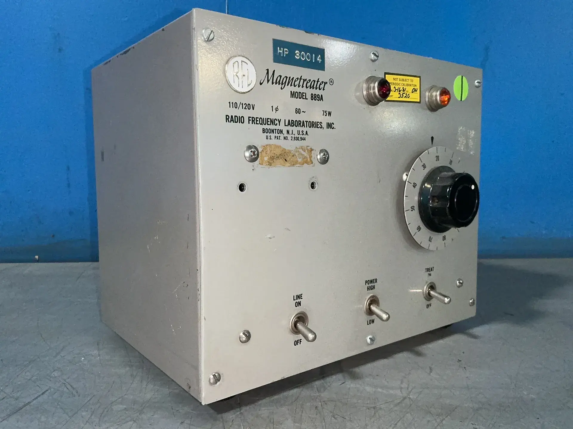 Used RADIO FREQUENCY LABORATORIES, INC. 889A Heat Treating Units Ohio US | HGR 24 #1567309