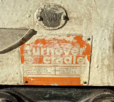 TURNOVER CRADLE 30,000# x 54" Upender | Levy Recovery Group (8)