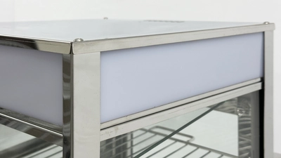 171-0420 15" Electric Bun Steamer Warmer Display Hot Case