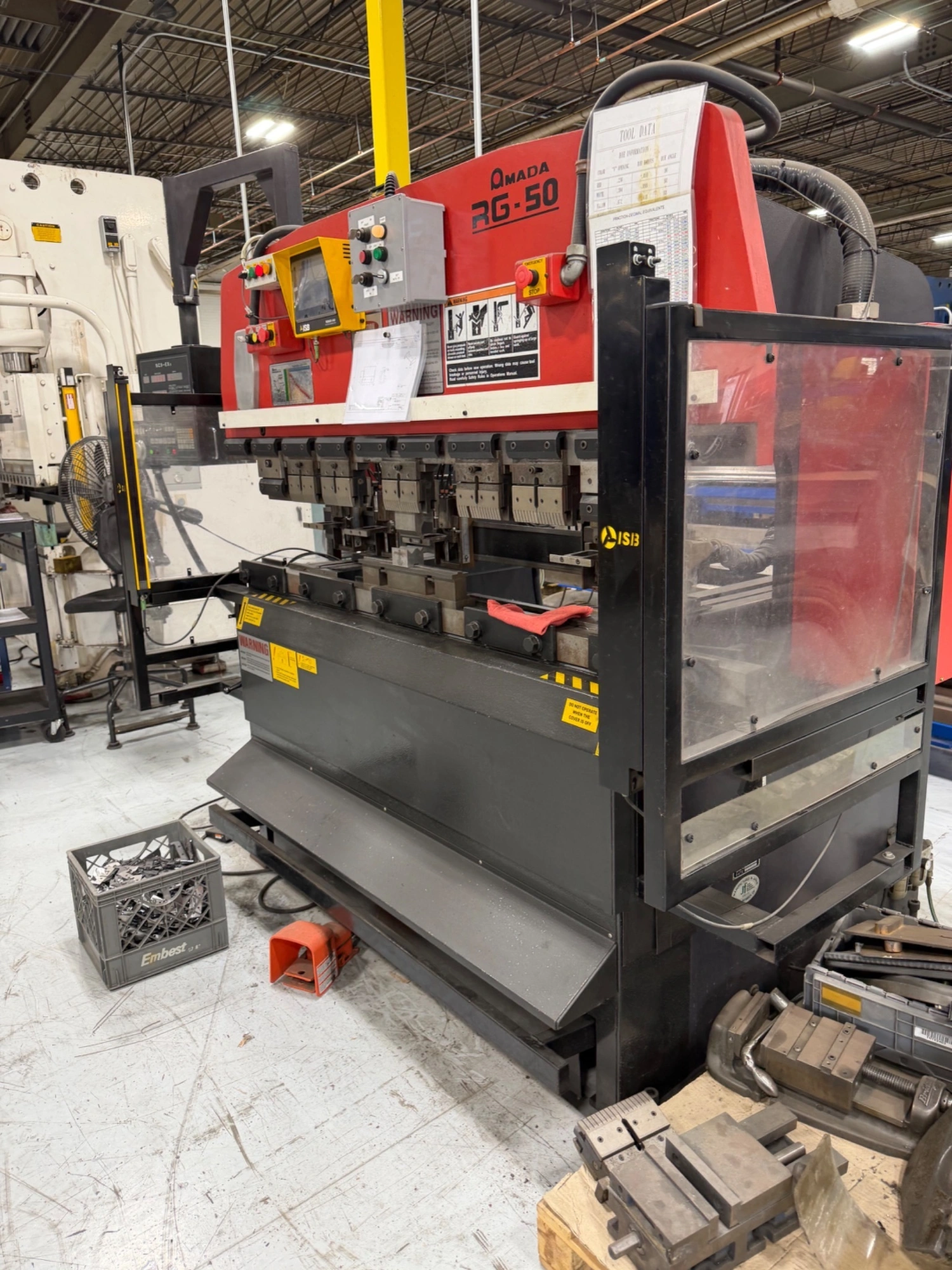 Used 2000 AMADA RG-50 Press Brakes Wisconsin US | Mac-Tech #1323106