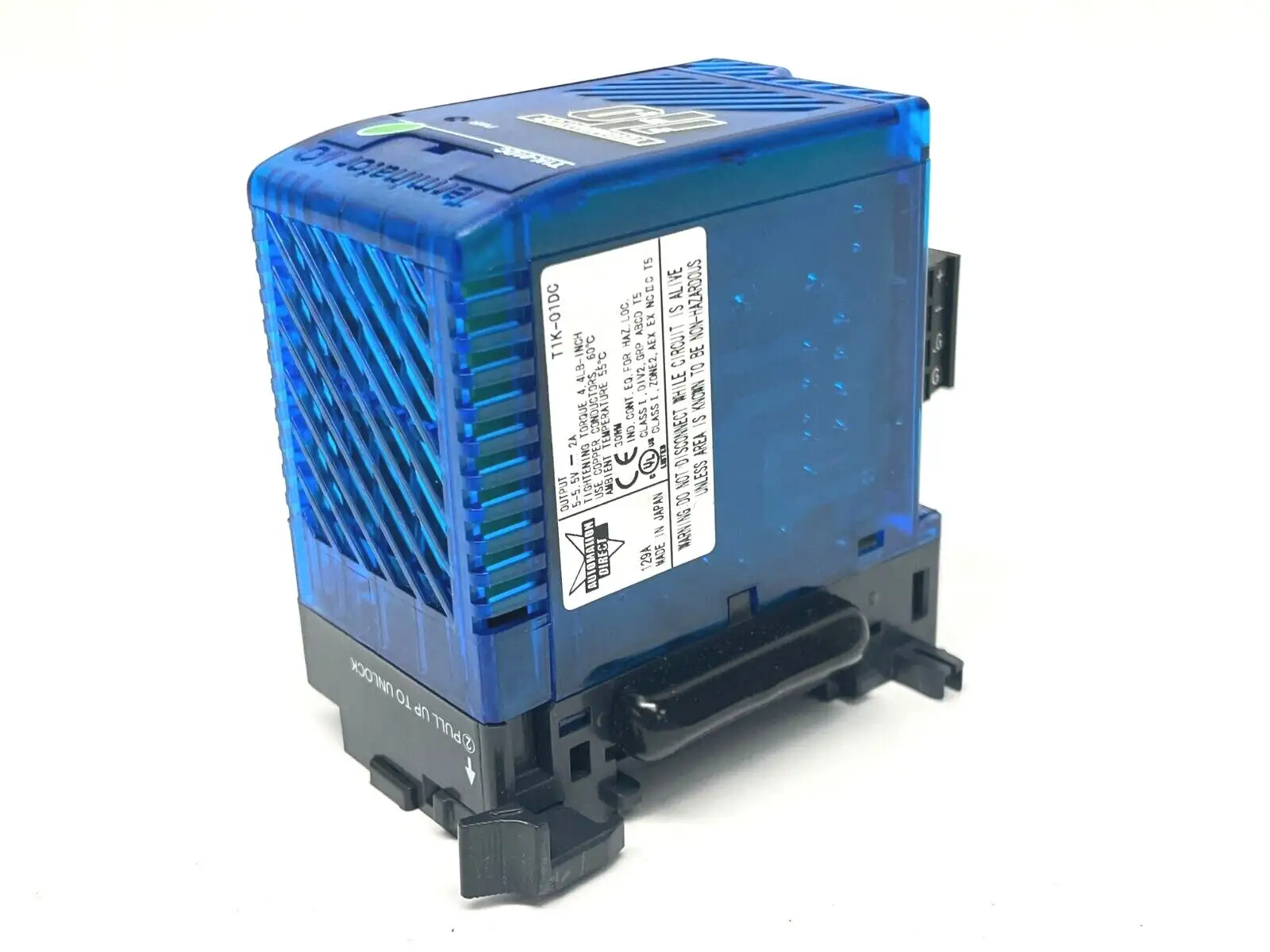 9-17B2-63680-OC | Automation Direct T1K-01DC Terminator I/O DC Power Supply 2A 5-5.5V - Used
