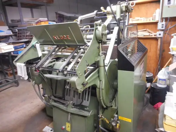 Used KLUGE _UNKNOWN_ Hot Stamping New Jersey US | Holland Graphic Equipment USA #549971