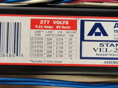 USED ADVANCE TRANFORMER CO VEL-2P32-SC