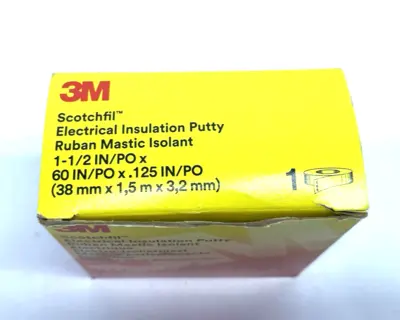New | in-Stock 3M Electrical Insulation Putty, 1-1/2 in x 60 in, Black Electrical Fittings Michigan US | Maverick Industrial Sales #1502520