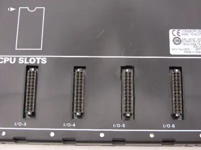 GE Fanuc IC693CPU323W Programmable Controller Base 10 Slot Rack Bus