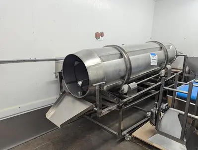 Seasoning Drum w/ Dry Ingredient Feeder