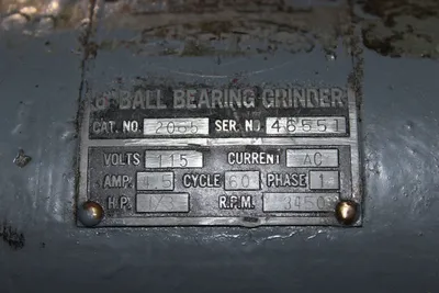 Sioux 1/2hp Pedestal Grinder
