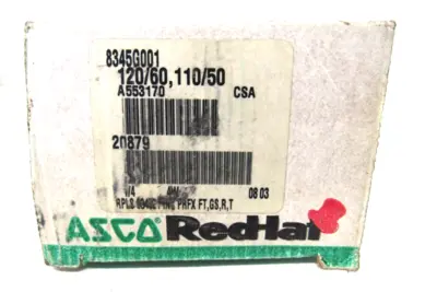 NEW ASCO 8345G001 SOLENOID VALVE