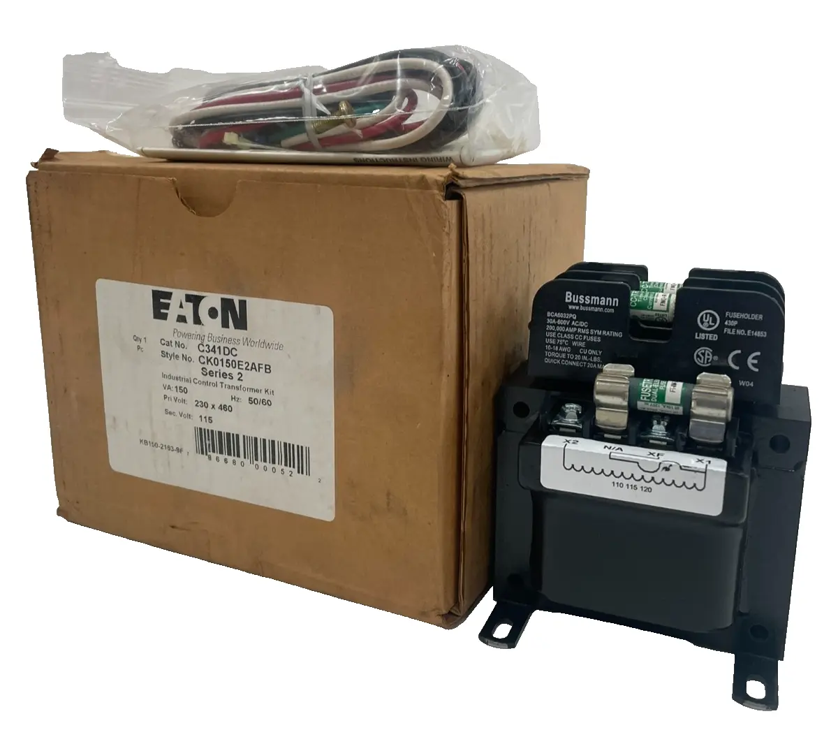 NEW EATON C341DC TRANSFORMER KIT 150VA 50/60HZ SER.2 CK0150E2AFB