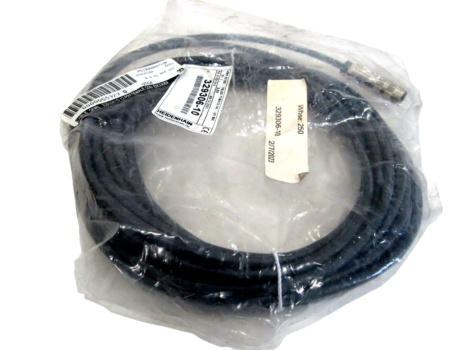 NEW HEIDENHAIN 329306-10 CABLE 12 PIN 32930610
