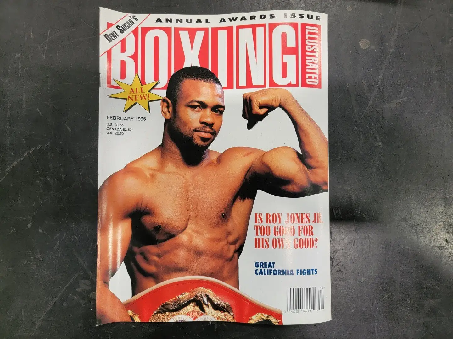 USED BOXING ILLUSTRATED FEBRUARY 1995