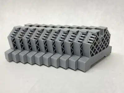 Used Morsettitalia Euro Stop End Bracket Clamp Gray LOT OF 10 Terminal Blocks Michigan US | Maverick Industrial Sales #1395003