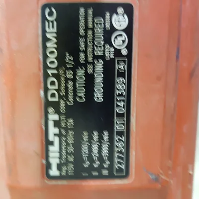 USED HILTI DD100MEC