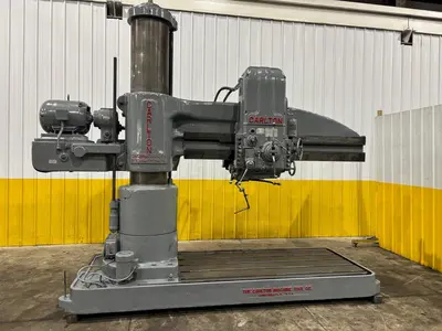 7' X 17" CARLTON MODEL #3A RADIAL ARM DRILL: STOCK 15026