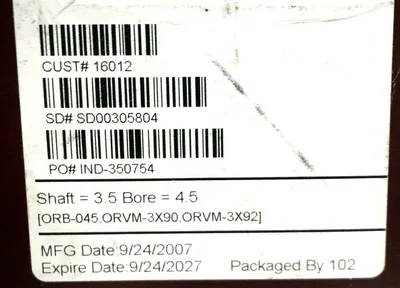 NEW INPRO SEAL COMPANY 9905-A-M0042-0 BEARING ISOLATOR 9905AM00420