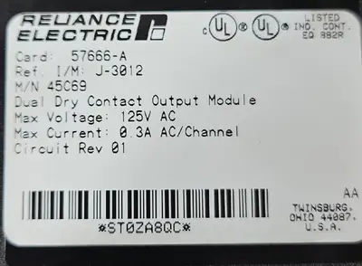 USED Reliance Electric 57666-A
