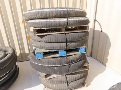 4470 Jason 4470 Dry Bulk Material Suction Hose 5" ID x 49' Gum Rubber 75 PSI