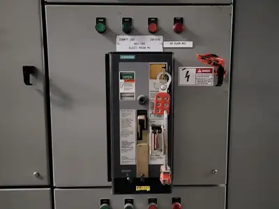 6000/9000 kVA Transformer, 3-Ph, 13800V HV, 600Y/347V LV w/ Switchgear Unit
