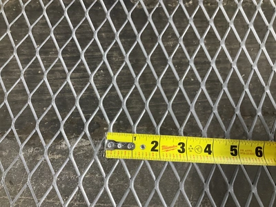 (5) sheets of expanded steel 37” x 56”, new/unused