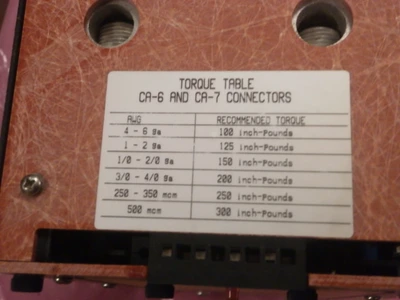USED CONTROL CONCEPTS 1027A