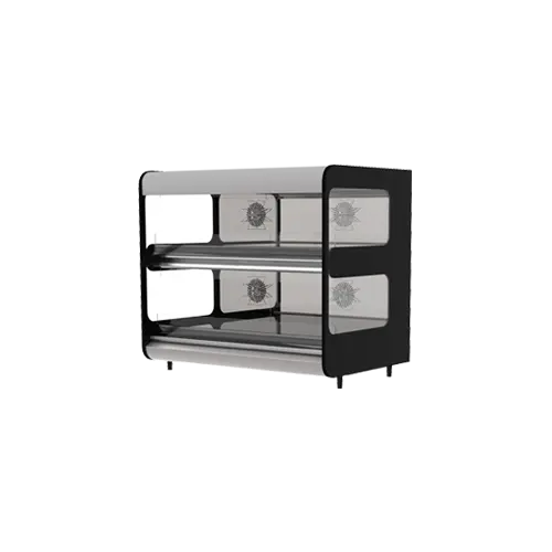 Flexeserve 38 3/10" Self Service Countertop Heated Display Case - (2) Shelves, 208v (2T-1000)