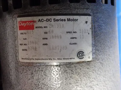 Used DAYTON 2M191A Motors (misc) Ohio US | HGR 24 #941203