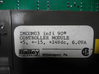 Bailey Controls IMCOM03 infi 90 Controller Module Used