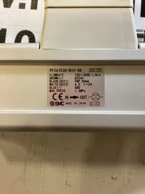 SMC PF2A703H-N10-68 Digital Flow Switch/Meter 150-3000L/min 24V 1.5MPa