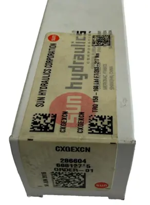NEW SUN HYDRUALICS CXGE-XCN HYDRAULIC CARTRIDGE CXGEXCN