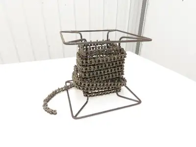Peer 50R X100FT SP D-1 E2PIN Roller Chain #50 Riveted 20' Reel D-1 Attachment