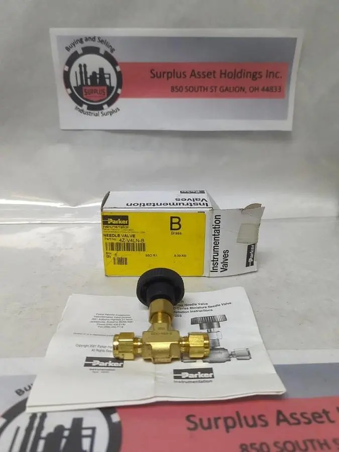 New | in-Stock PARKER 4Z-V4LN-B Pump & Valve Parts Ohio US | Surplus Asset Holdings #1235942