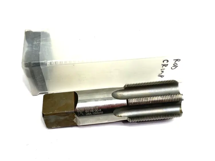 New | in-Stock NATC STRAIGHT FLUTE TAP M39 X 1.5 6H HS GD-6 6-FLUTE Taps & Dies | Maverick Industrial Sales #1100058